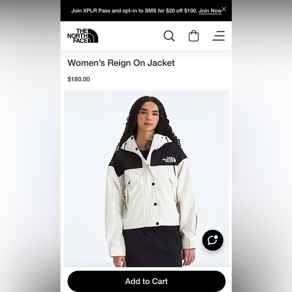 Womens NORTH FACE/ATHLETA Reign On Jacket & Leggings, sz Medium - Picture 6 of 7